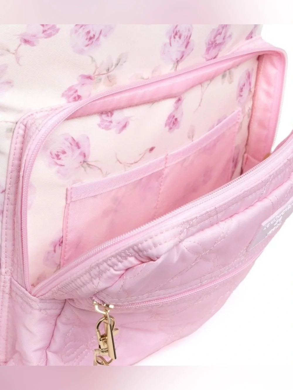 LoveShackFancy x Target - Yoobi Ribbon Rosa Backpack Sterling Dusk